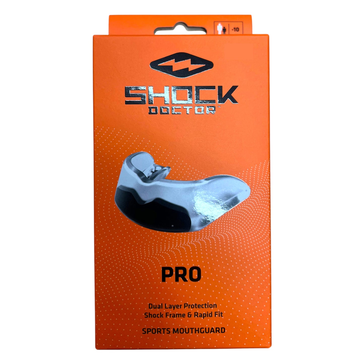 .Shock Doctor Mouth Guard PRO Black/GEL (Youth) - (5100Y-CLEAR-EU) - F
