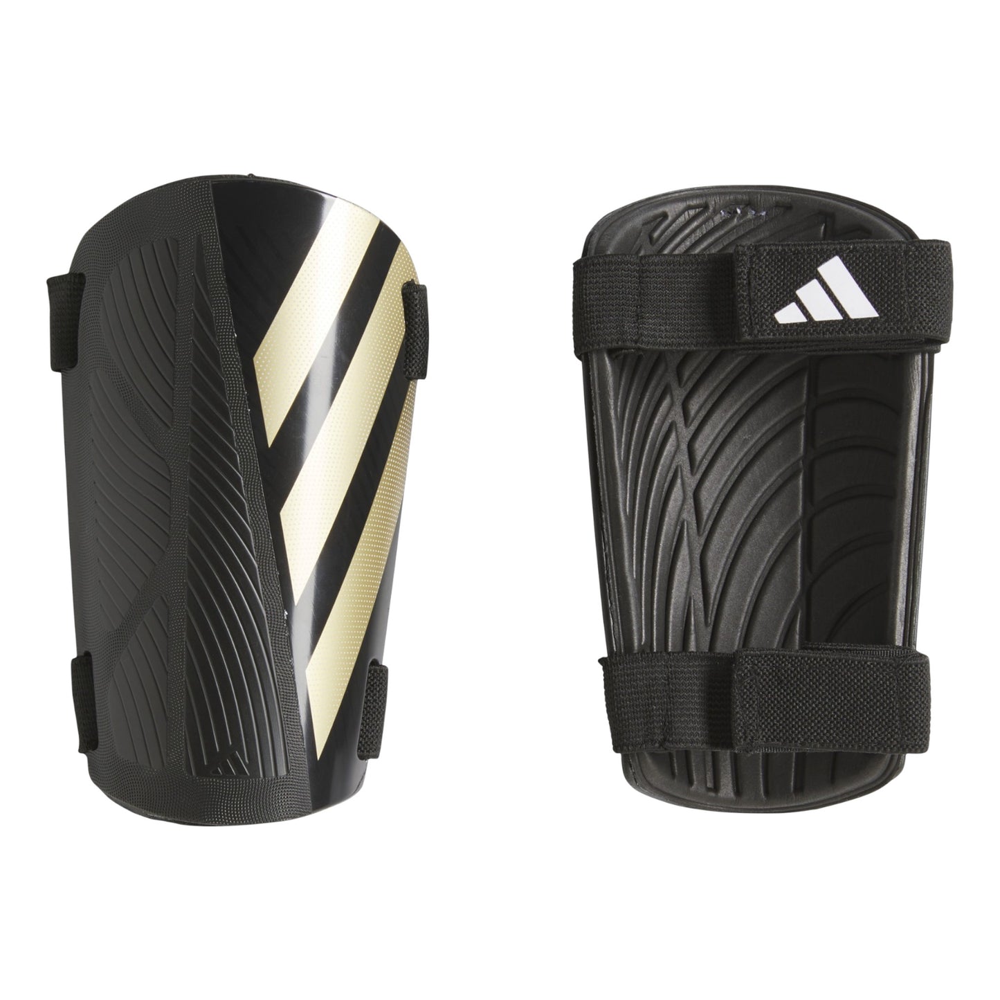 .ADIDAS ADULTS TIRO MATCH SHIN GUARDS - Black/Gold - (IP3998) - F