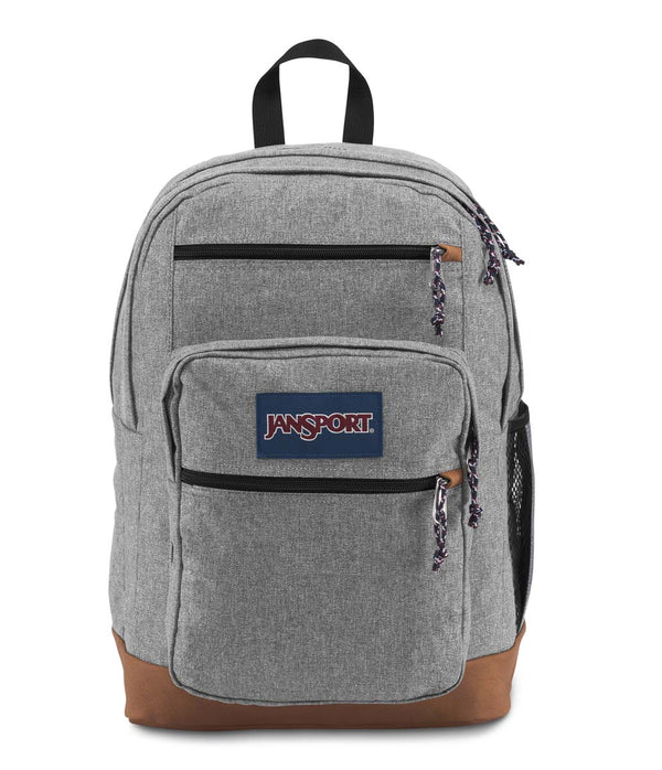 .Jansport Cool Student Grey Letterman Poly 34L Backpack - (JS0A2SDD3CL) - F - L/P
