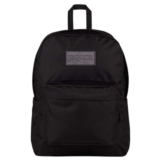 .Jansport Superbreak Plus Monochrome Black Backpack 26L - (JS0A4QUEGP0) - R2L14/F