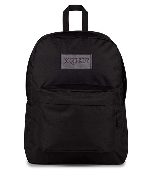 .Jansport Superbreak Plus Monochrome Black Backpack 26L - (JS0A4QUEGP0) - R2L14/F