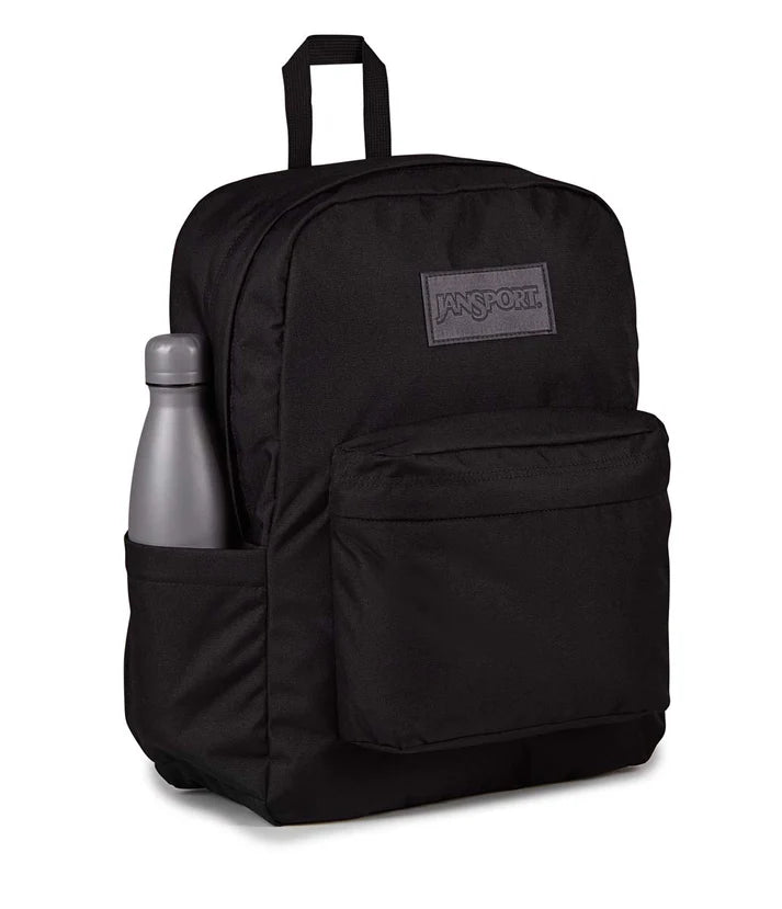 .Jansport Superbreak Plus Monochrome Black Backpack 26L - (JS0A4QUEGP0) - R2L14/F