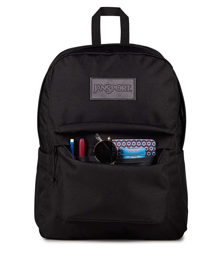 .Jansport Superbreak Plus Monochrome Black Backpack 26L - (JS0A4QUEGP0) - R2L14/F