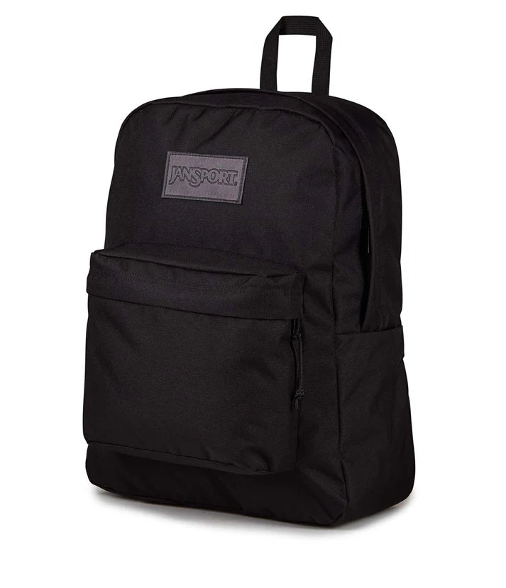 .Jansport Superbreak Plus Monochrome Black Backpack 26L - (JS0A4QUEGP0) - R2L14/F