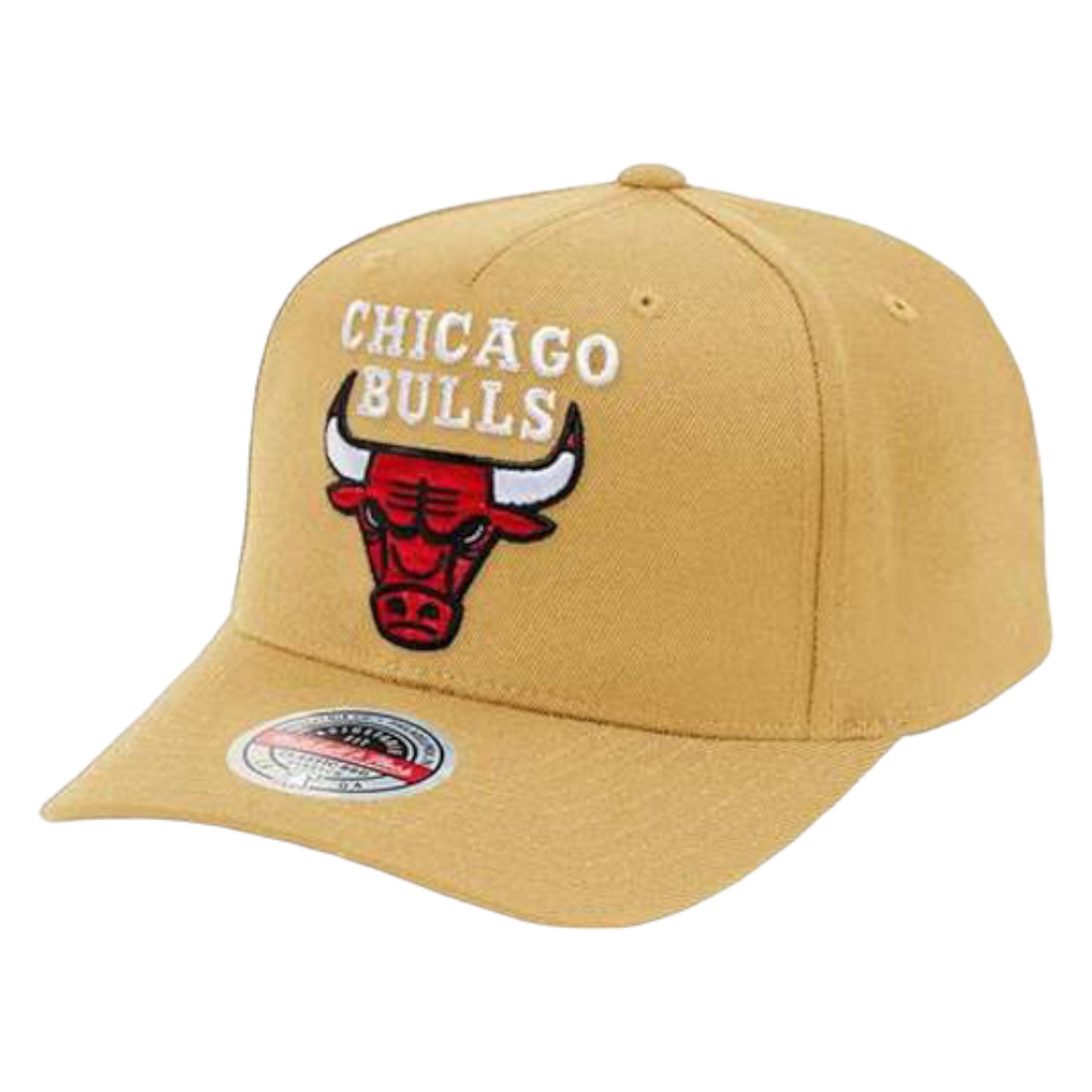 .Mitchell & Ness Chicago Bulls Classic Redline Cap - KHAKI - (CBUKHAK) - MNB22