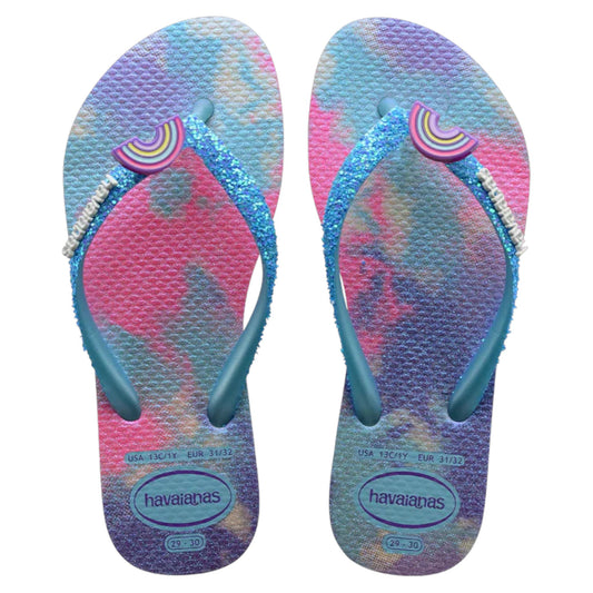 .Havaianas Kids Slim Glitter Jandal - (GLITTER) - F