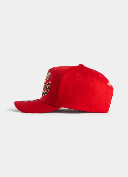 .Mitchell & Ness NBA Chicago Bulls Lay Up Snapback Cap - RED/BLACK - ( MNCG2094 ) - MNB14