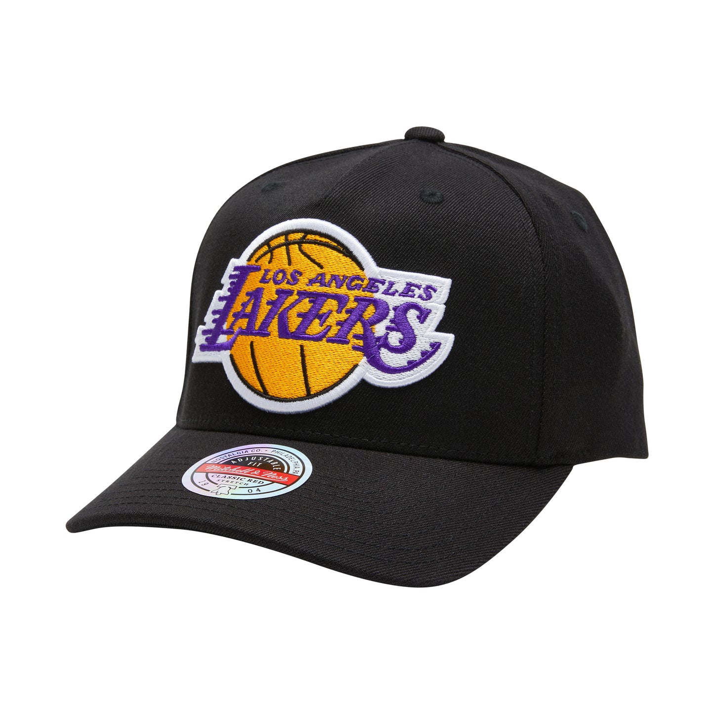 .MITCHELL & NESS LAKERS TM LOGO REDLINE SNAPBACK BLACK/PURPLE - (MNLL20104) - MNLK8