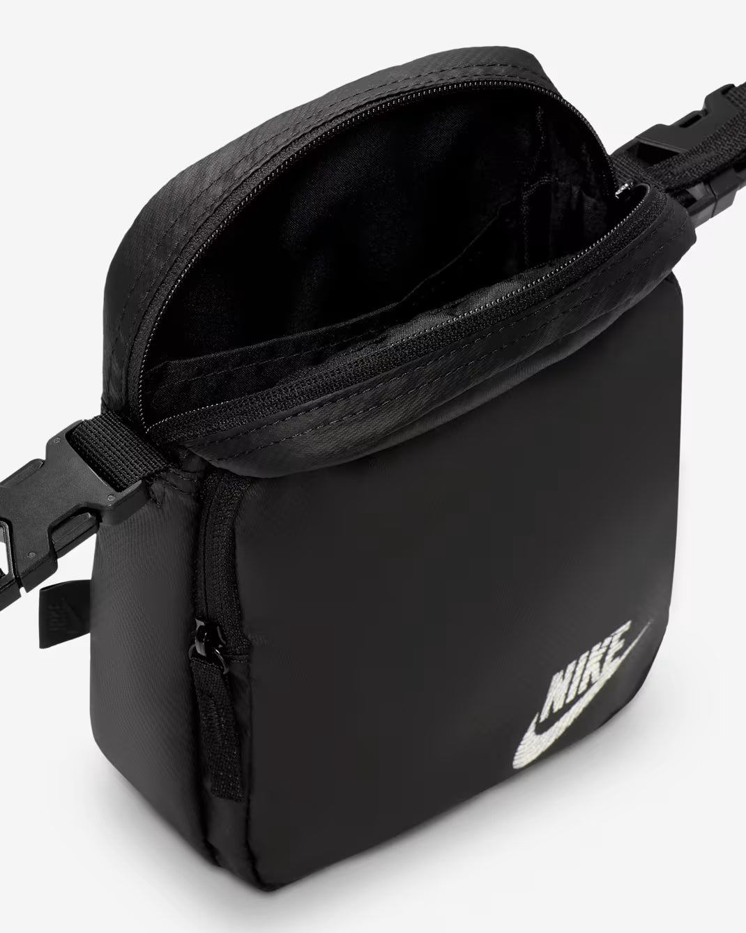 .Nike Heritage Crossbody Bag 4 Litres - GREYISH/BLACK - (HV8549-010) - F - L5