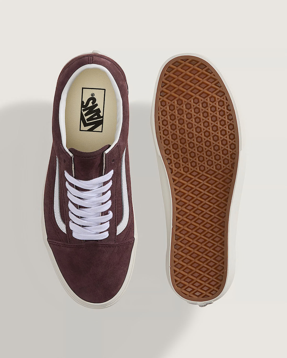 .Vans Old Skool Pig Suede Port Brown (VN000D7ZGR.BRN) - PT - R1L6