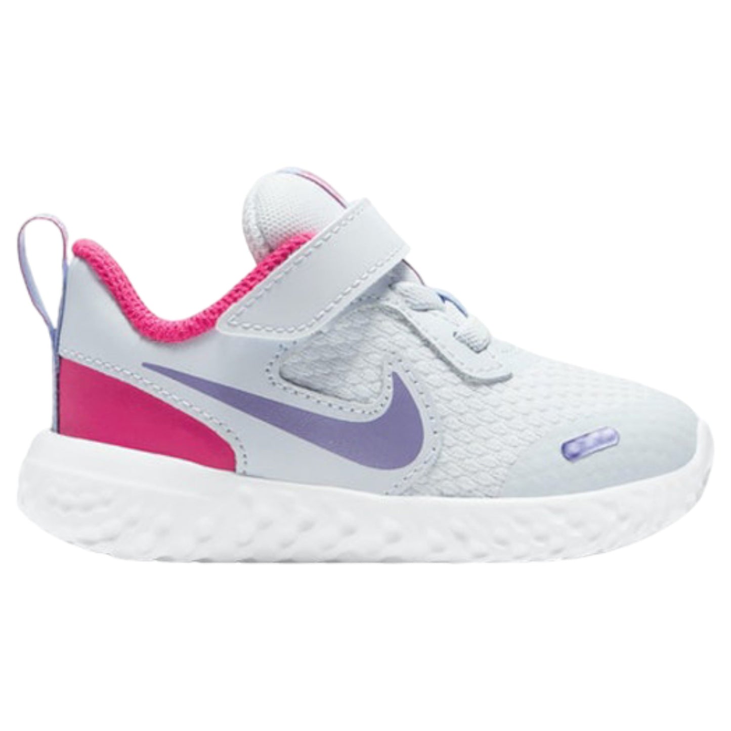 Nike Toddler Revolution 5 Wht/Purp - (BQ5673 018) - PP - R1L9