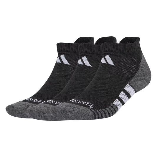 .ADIDAS Performance CLIMACOOL Cushioned Low Socks 3 Pairs - BLACK/WHITE/GREY - (JC4613) - F
