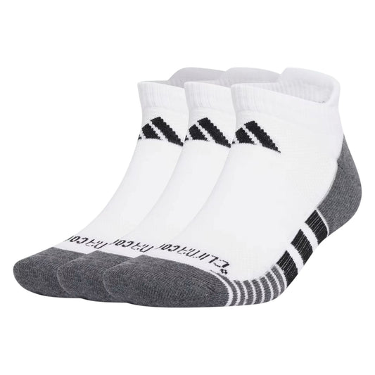 .ADIDAS Performance CLIMACOOL Cushioned Low Socks 3 Pairs - WHITE/BLACK - (JD9569) - F
