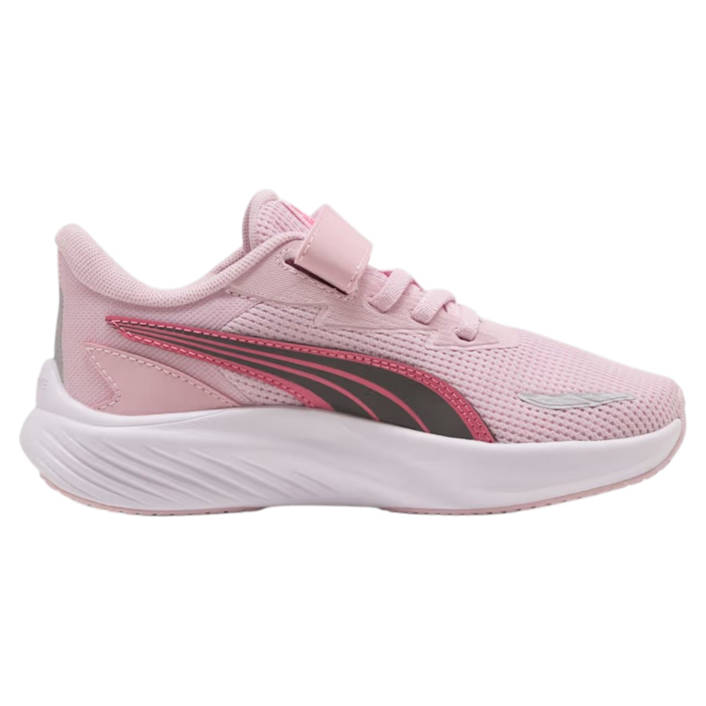 .PUMA KIDS LITE 2 AC+ PS RUNNING SHOES - ROSE MAUVE PINK/SILVER - (31404206 / 314042 06) - VR - R1L4