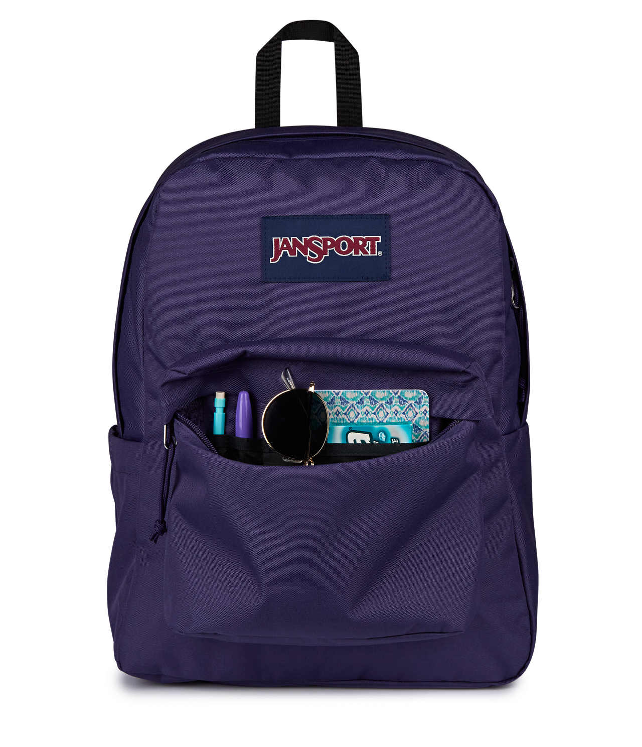 .Jansport Superbreak Plus Amethyst Angst Backpack 26L - (JS0A4QUEDH6) - F