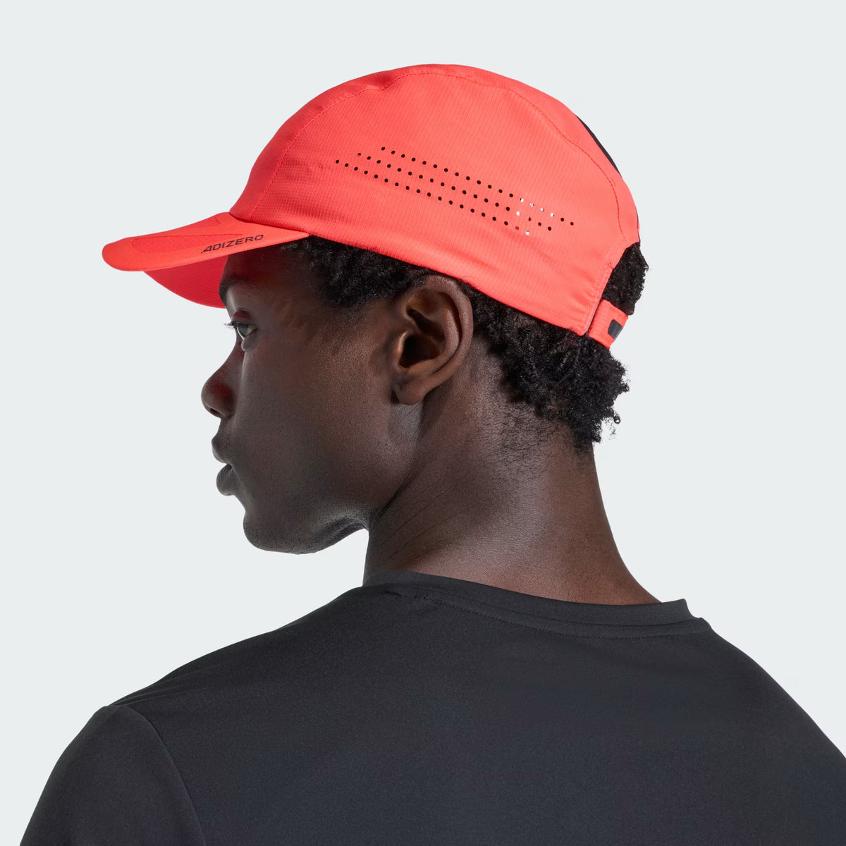 .ADIDAS Runningxadizero Lightweight CLIMACOOL Cap - (KR9003) - Lucid Red / Black - F