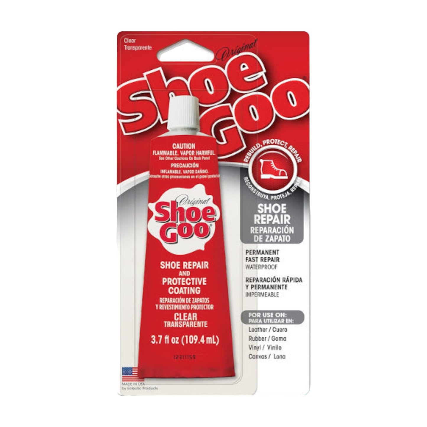 .Shoe Goo Shoe Repair & Re Build with Protective Coating - (82049) - F