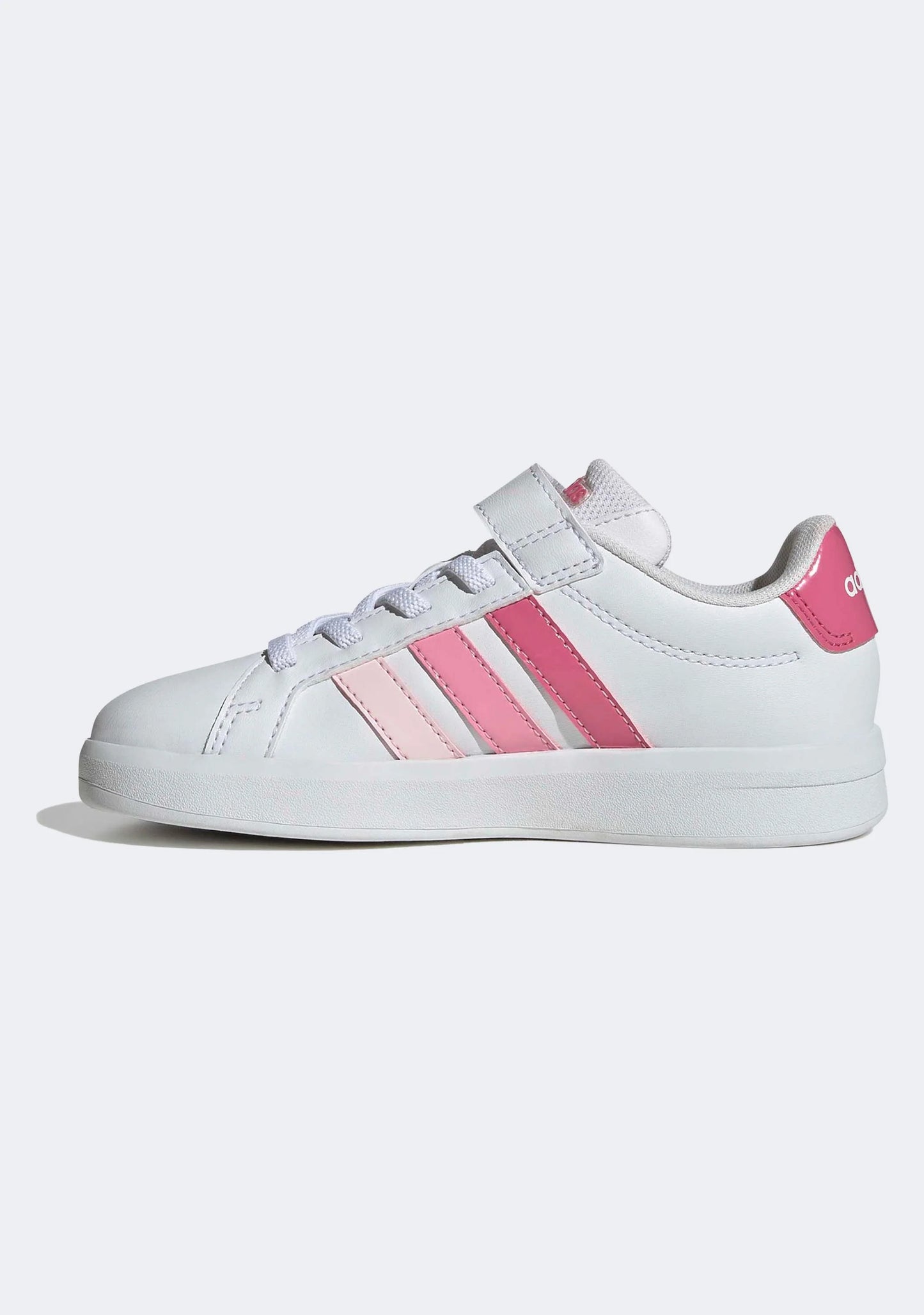 .Adidas KIDS GRAND COURT 3.0 - WHITE/PINK - (KJ4370) - GRN- R2L4