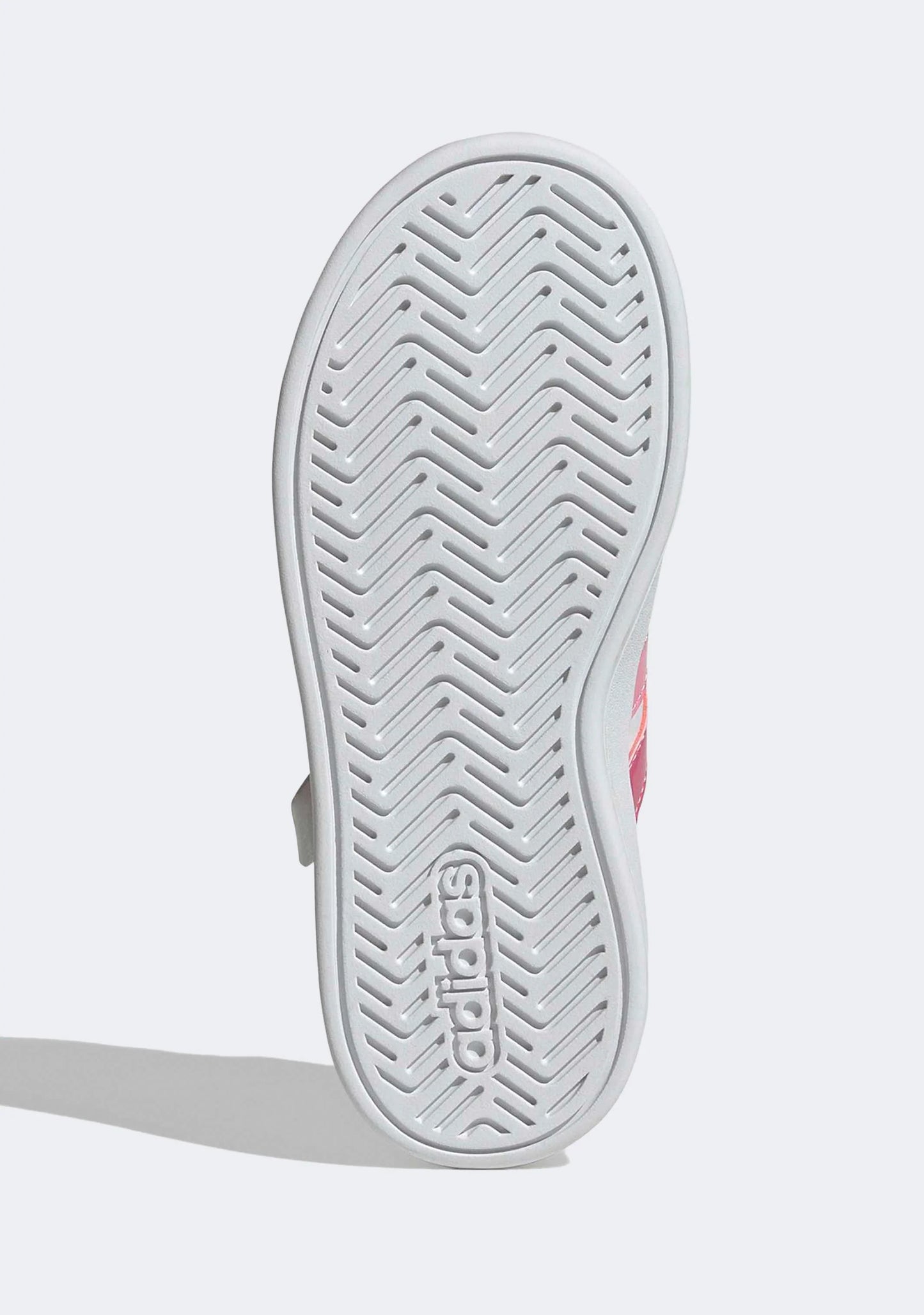 .Adidas KIDS GRAND COURT 3.0 - WHITE/PINK - (KJ4370) - GRN- R2L4
