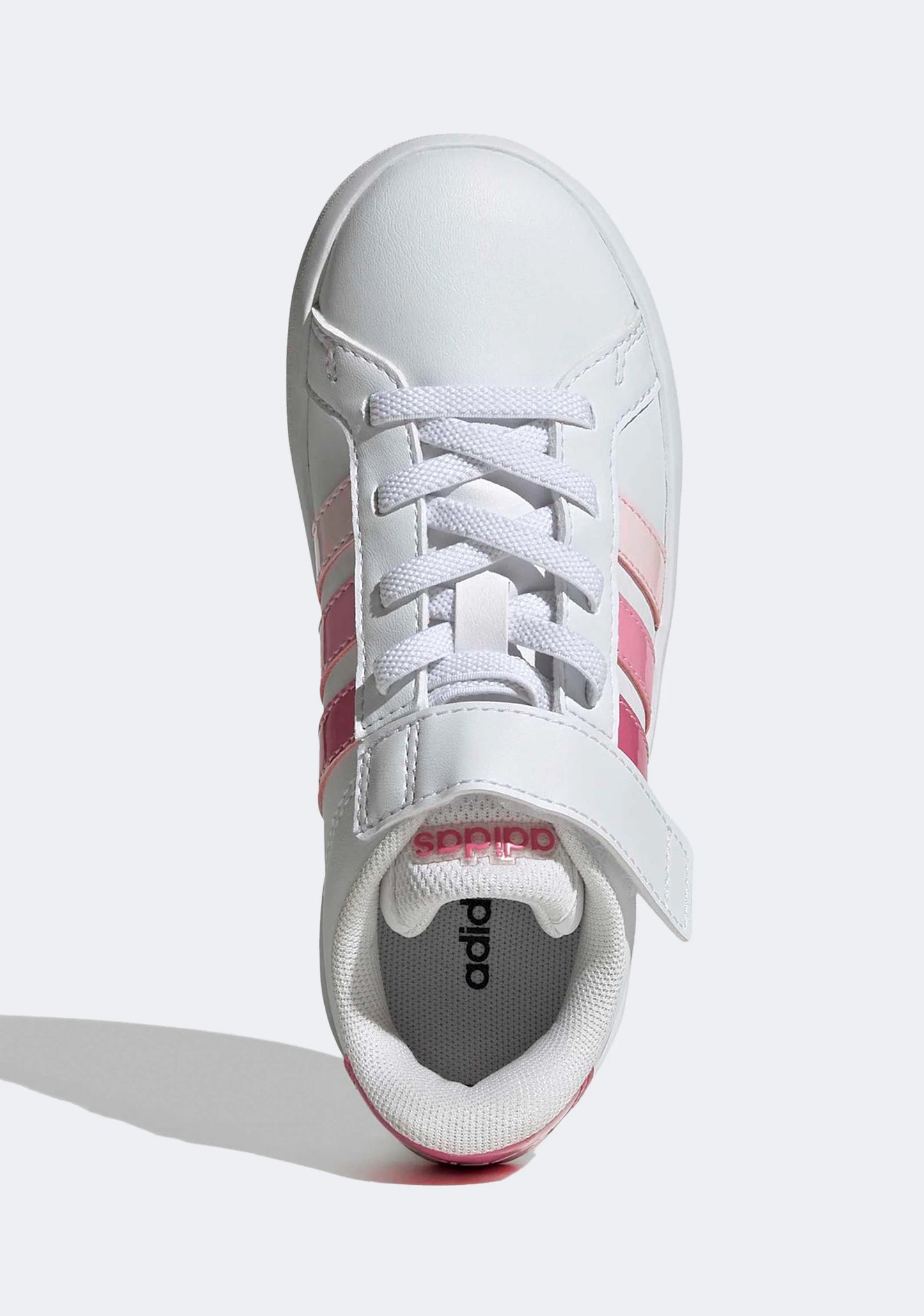 .Adidas KIDS GRAND COURT 3.0 - WHITE/PINK - (KJ4370) - GRN- R2L4