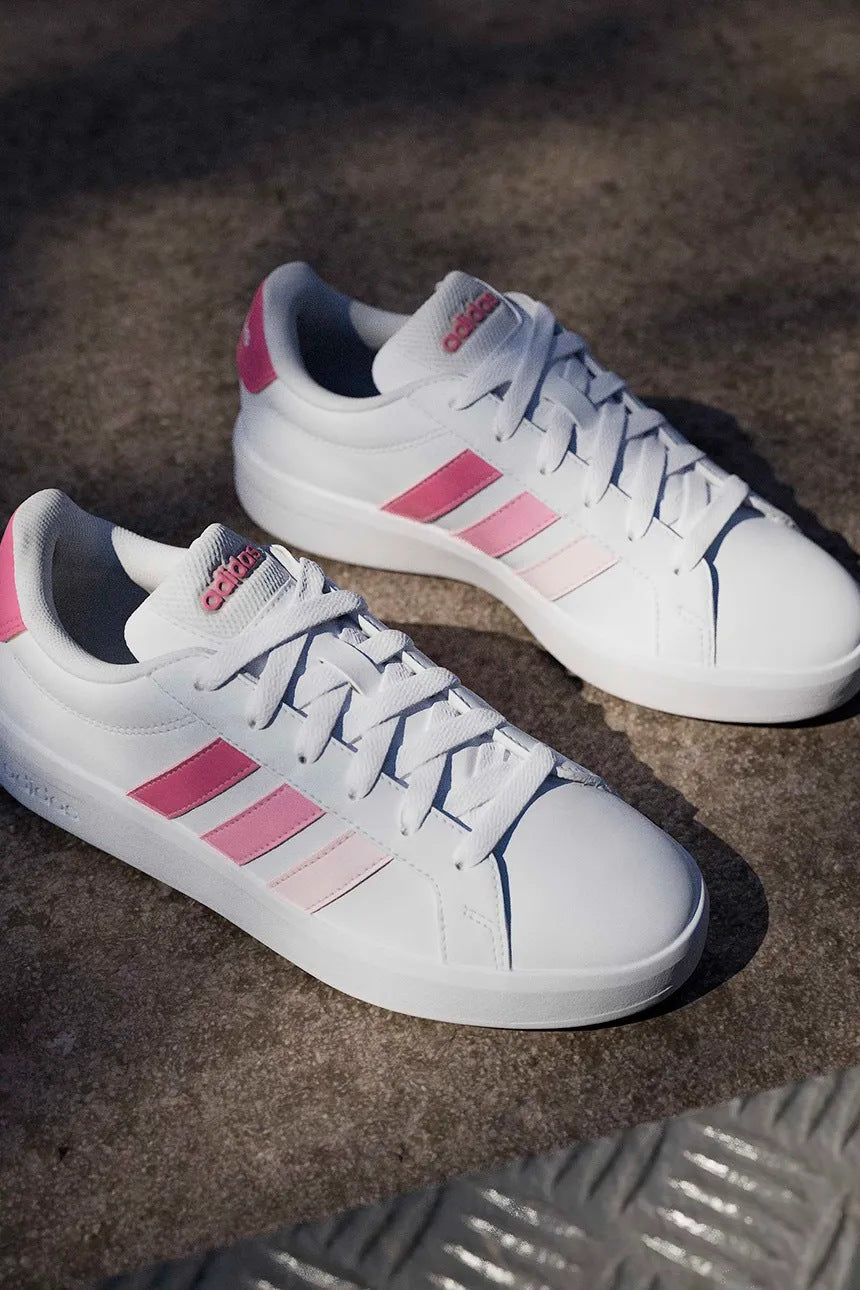 .Adidas Grand Court Youth White/Pink Shades (KJ4368) - GCJ - R2L4