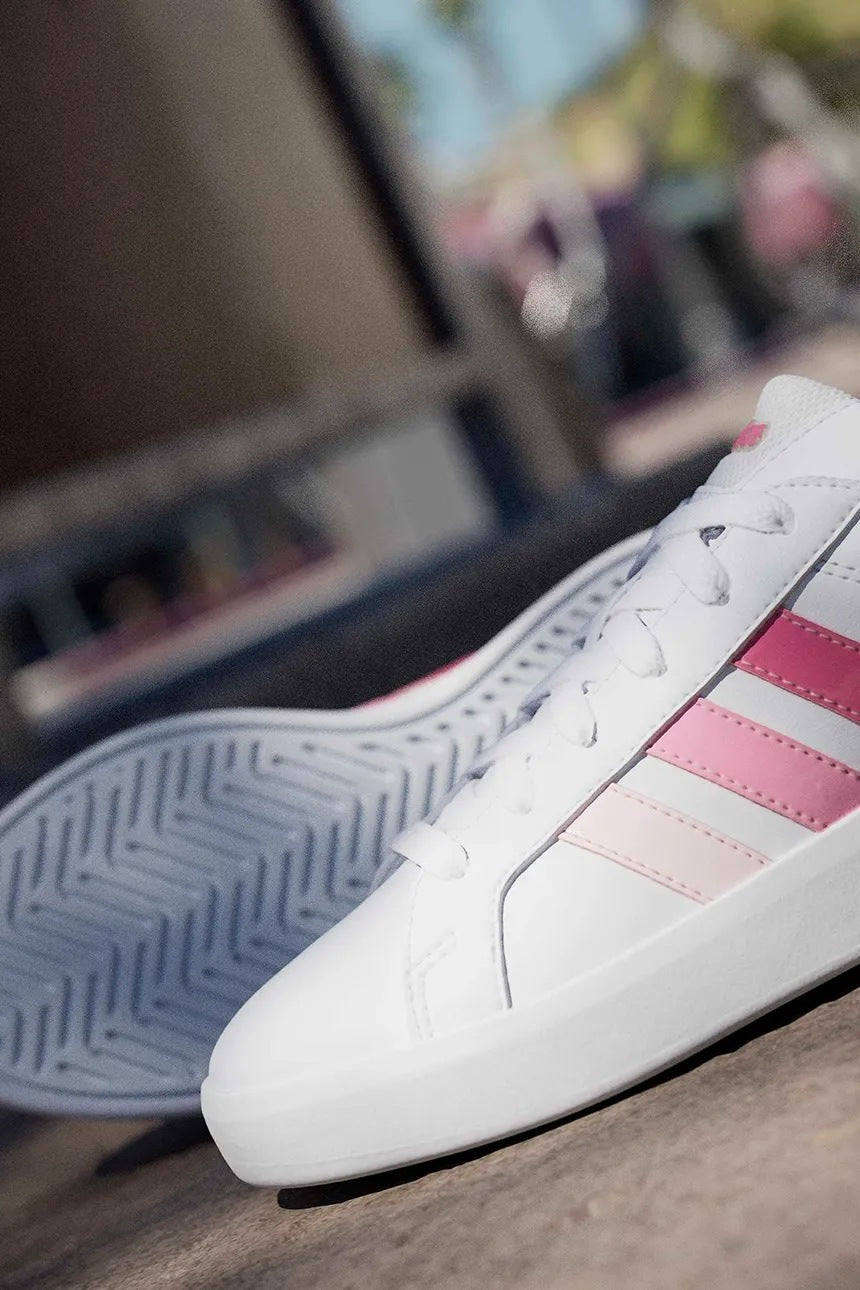 .Adidas Grand Court Youth White/Pink Shades (KJ4368) - GCJ - R2L4