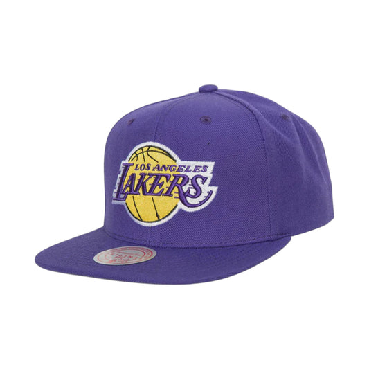 - Mitchell & Ness LA Lakers Snapback Cap - (MNLL3257) - F