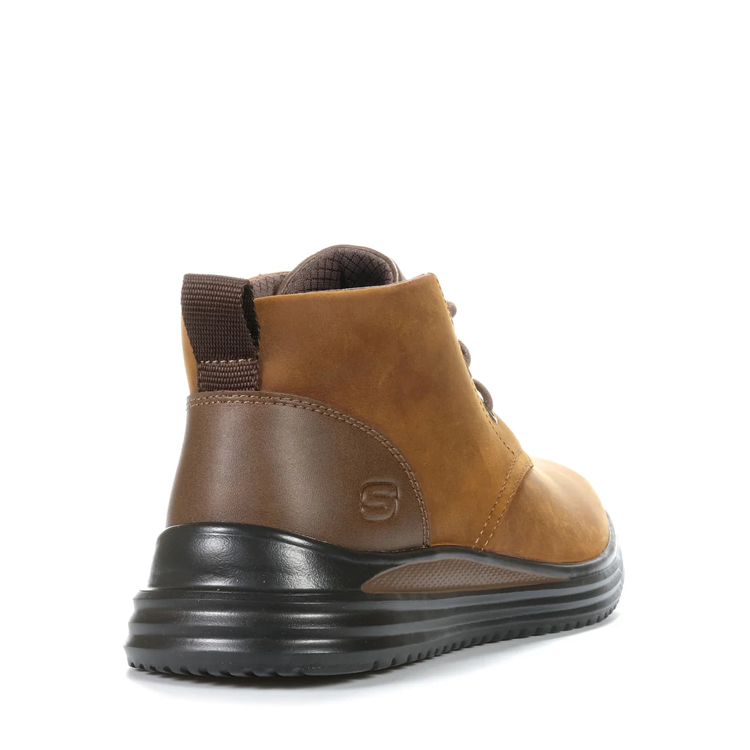 Skechers Mens Proven YERMO Brown 204670 CDB TB R2L16