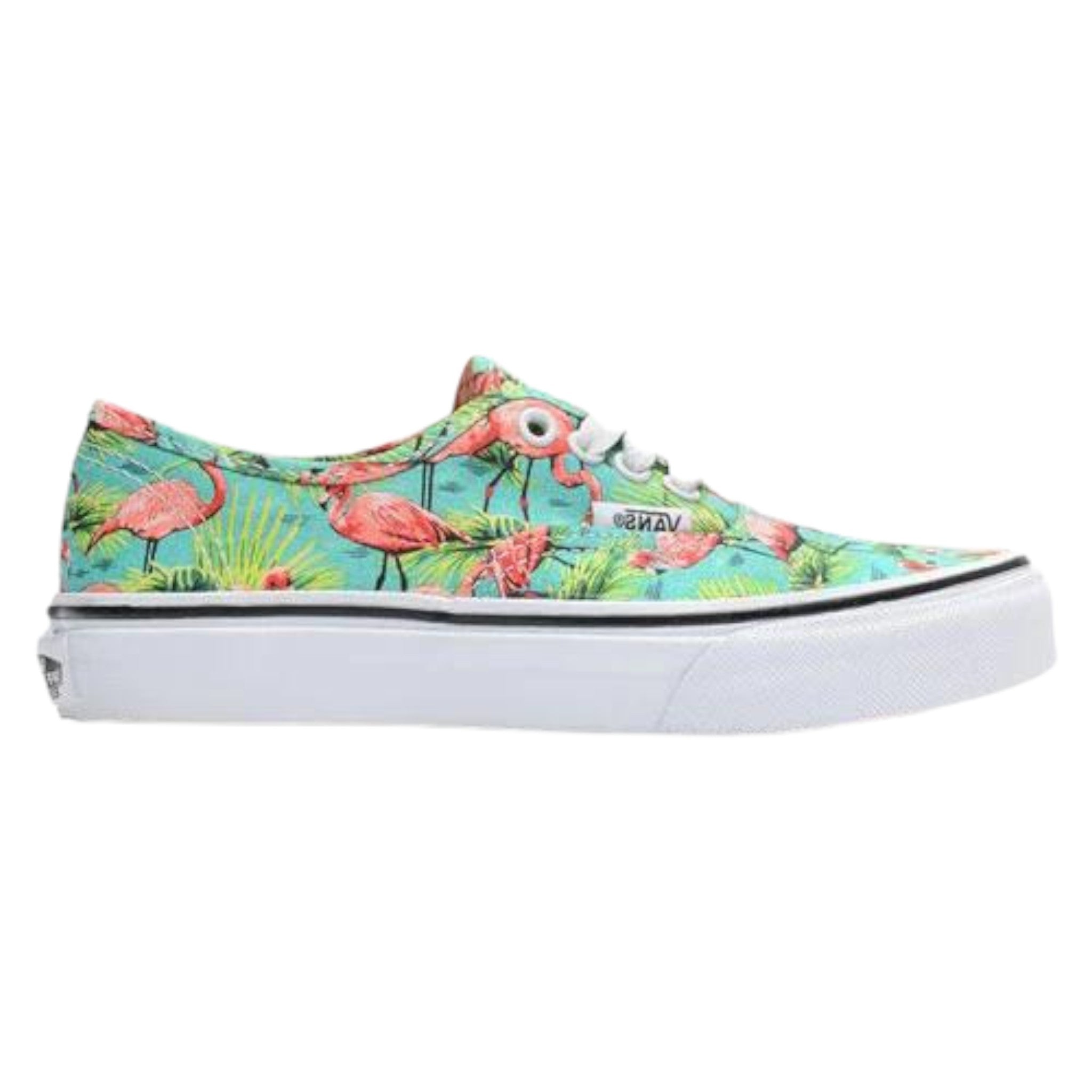 Turquoise flamingo fashion vans