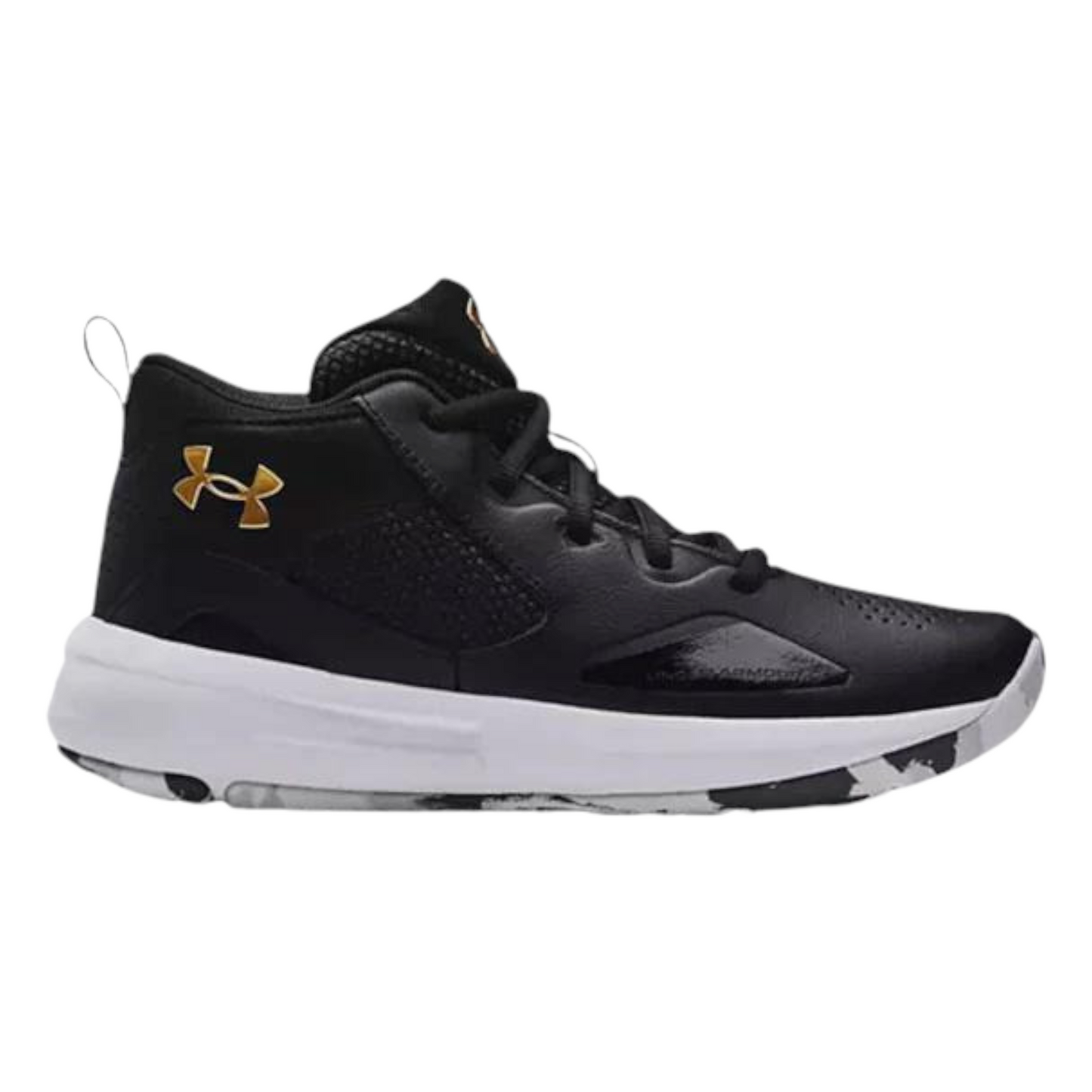 - Under Armour Youth Lockdown 5 Black/White/Grey (PS) - (3023533 003) - UL5 - R1L1
