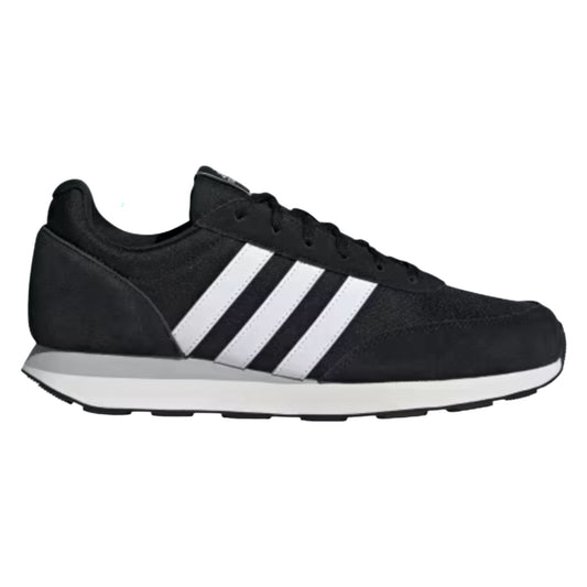 .Adidas Mens Run 60s 3.0 Running Shoes - Black/White - (IE3826) - RNS - R1L4