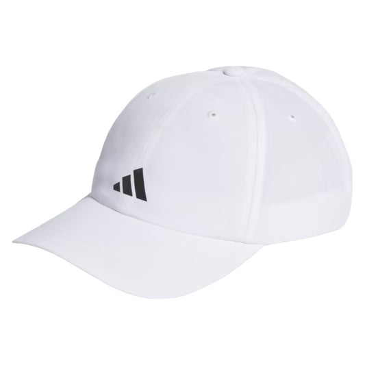 .ADIDAS RUNNING ESSENTIALS AEROREADY SIX-PANEL BASEBALL CAP - White/Black - (IC2069) - F