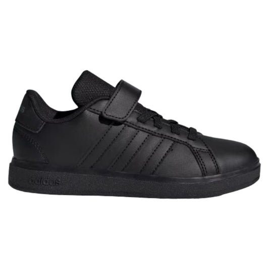 .Adidas KIDS Grand Court 2.0 EL - BLACK/BLACK/GREY - (IH5530) - YG - R2L12