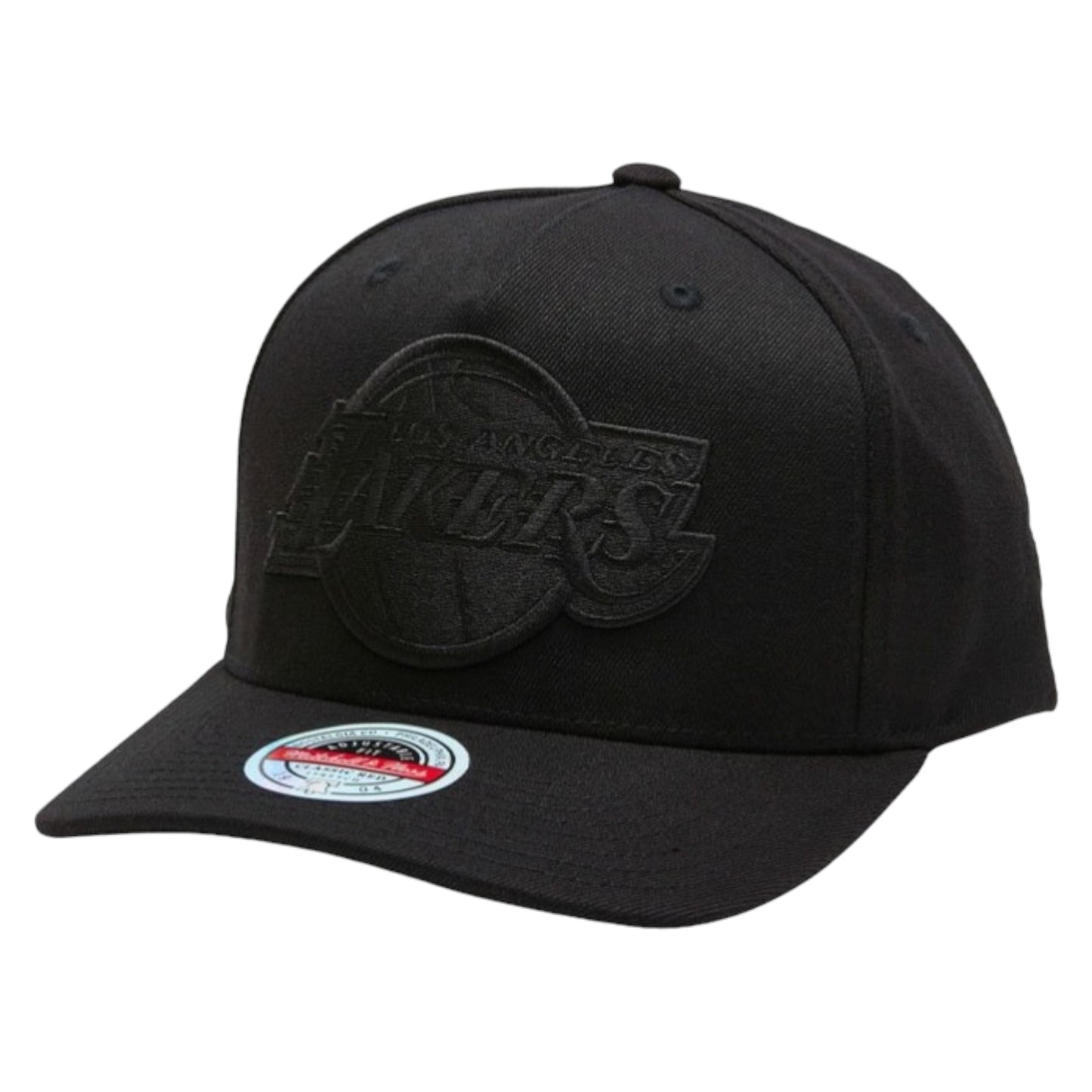 .MITCHELL & NESS LAKERS TM LOGO REDLINE SNAPBACK BLACK/BLACK - ( MNLL20105 ) - MNLK9