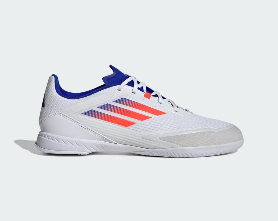 .Adidas Mens F50 League INDOOR BOOTS Football - WHITE/RED/BLUE - ( IF1395 ) - RBW - R2L17