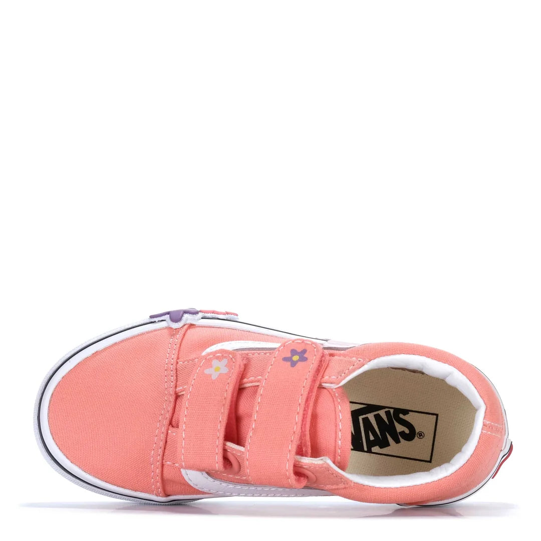 .VANS OLD SKOOL VELCRO YOUTH (VN000Z6HGS.PNK) - VP - R1L2