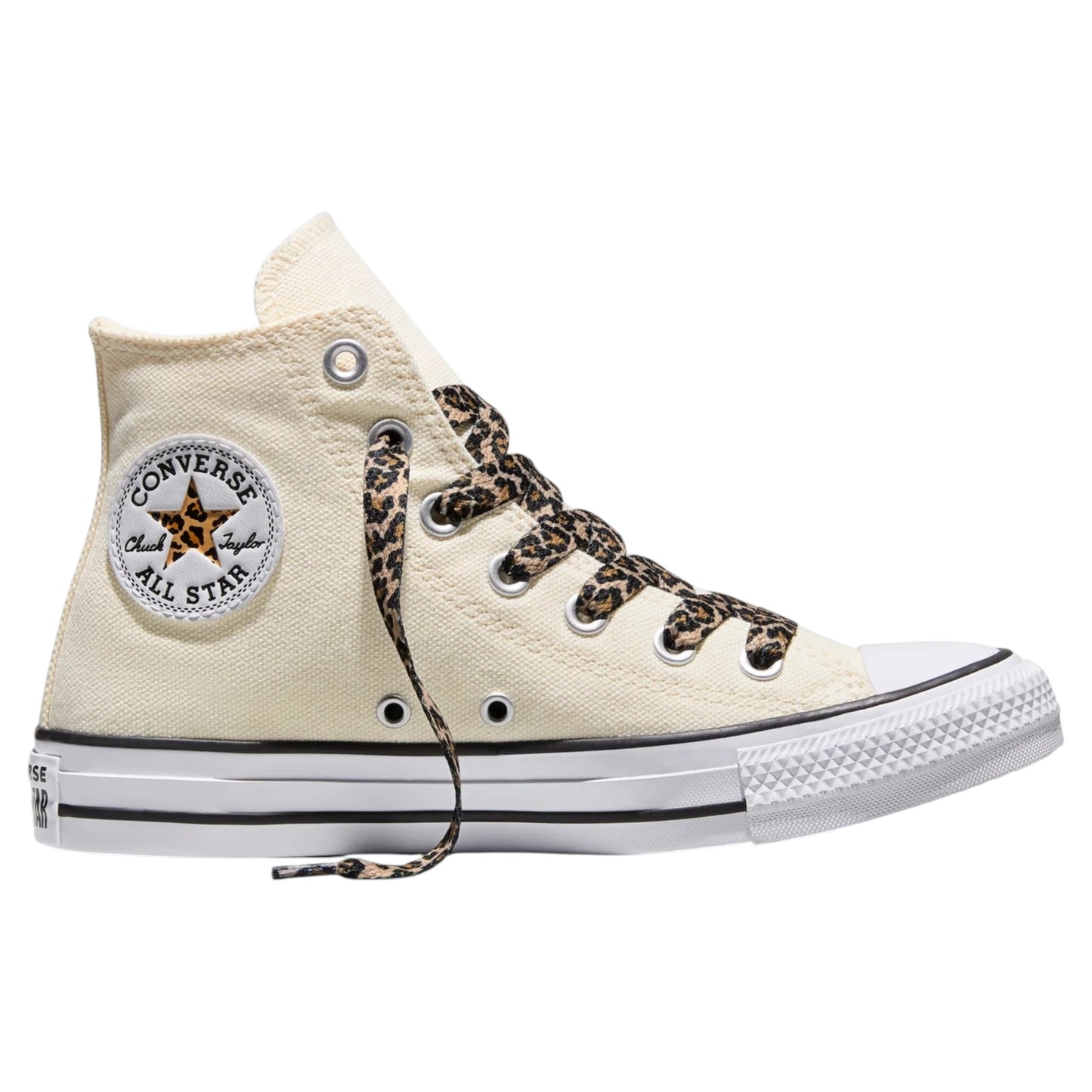 .Converse CT Womens Animal Detail Hi - Ivory/Animal Print - (A19179C) - AM - R1L7
