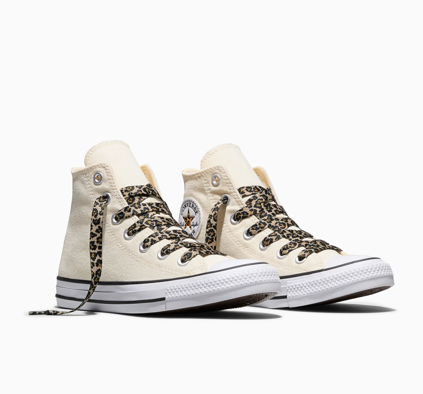.Converse CT Womens Animal Detail Hi - Ivory/Animal Print - (A19179C) - AM - R1L7