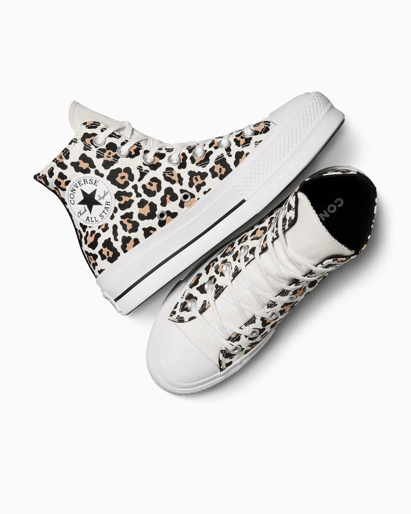 Converse Womens Chuck Taylor All Star Lift Leopard Love High Top Canv Shoe Bizz