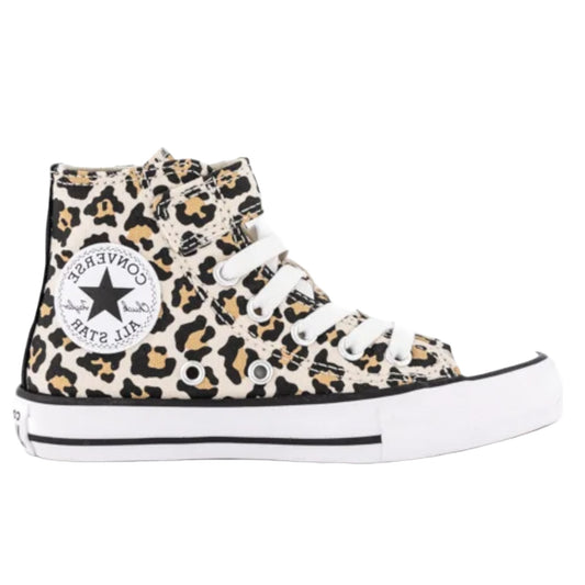 .Converse Chuck Taylor Kids Leopard Love High Top Canvas - (A05483) - LP HI - R1L1