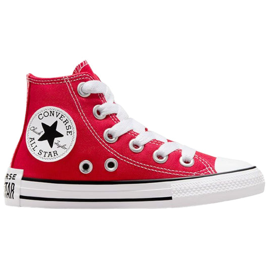 .Converse Chuck Taylor Kids Hi Cut - Red/White/Black - (A10400C) - RBW - R1L1