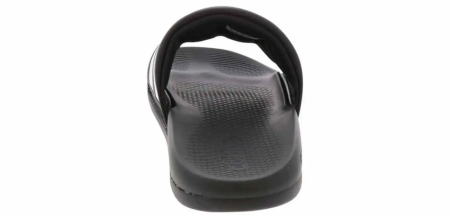 .ADIDAS ADILETTE COMFORT 2.0 SLIDES MENS - BLACK/WHITE - (HP6999) - R2L14