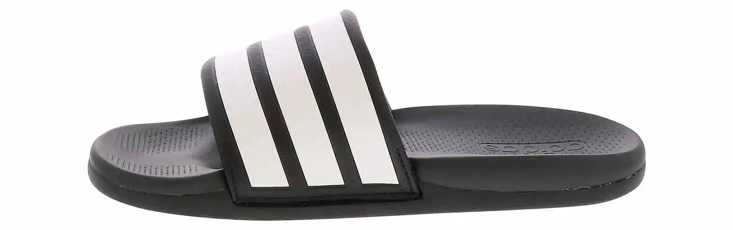.ADIDAS ADILETTE COMFORT 2.0 SLIDES MENS - BLACK/WHITE - (HP6999) - R2L14