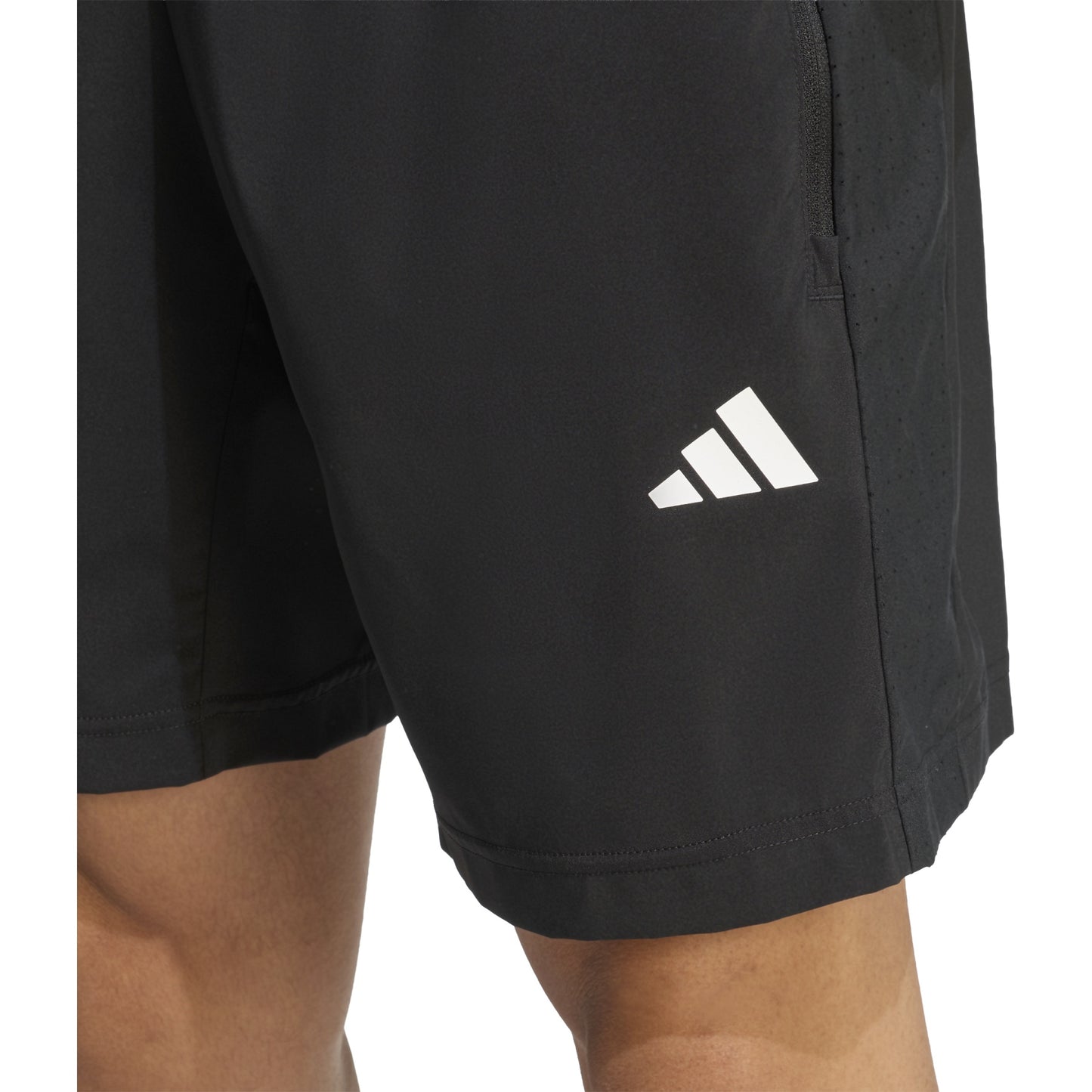 .Adidas Mens Workout Essentials Base Woven 9" Shorts - BLACK - (KA3549) - C4