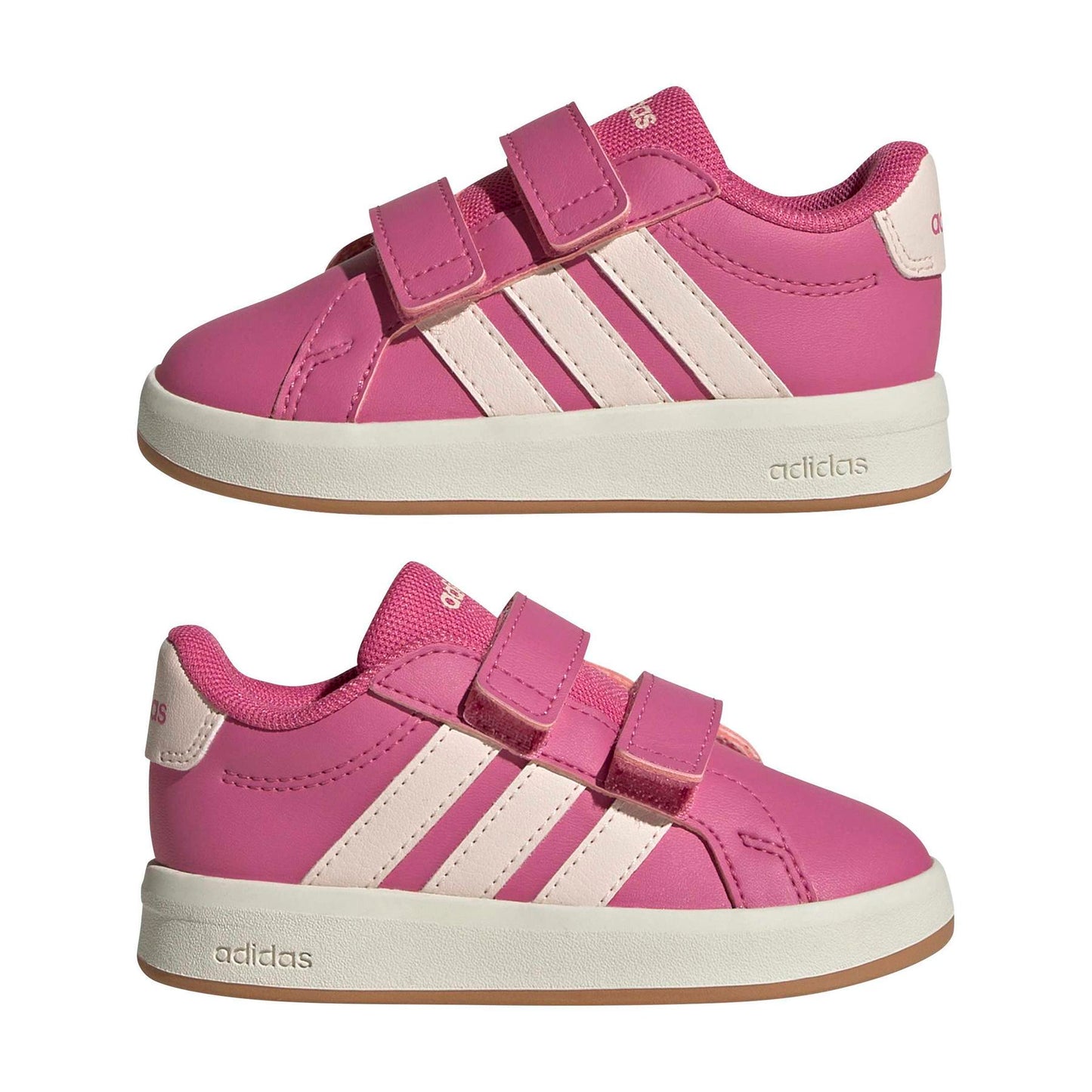 .Adidas Toddlers Grand Court 3.0  Shoes - PINK/OFFWHITE - (JP9377) - PG - R1L9