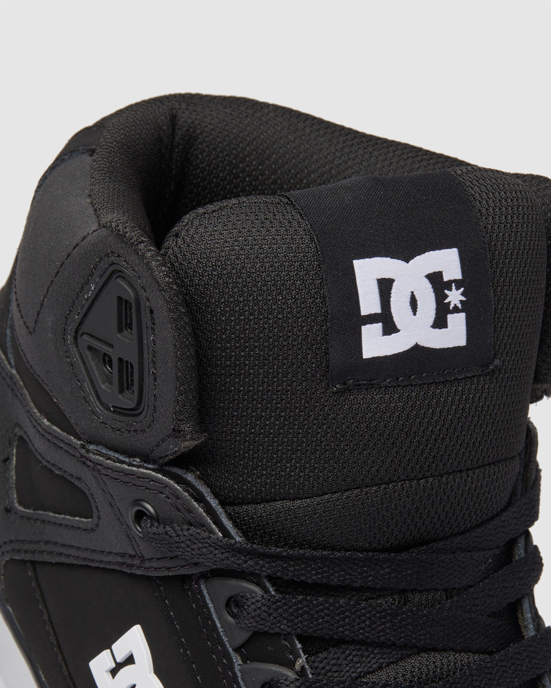 .DC Mens Pure High Top WC - BLACK/WHITE - (ADYS400043-BLW) - ADW - R2L18
