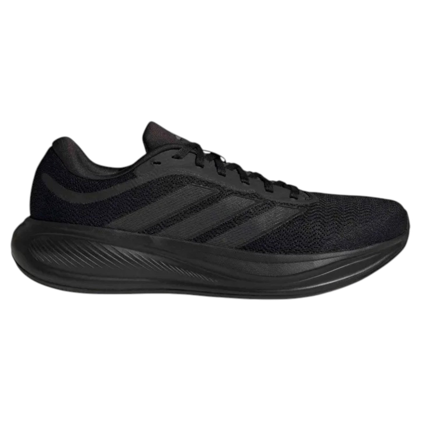 .Adidas Mens Response Runner 2 Running Shoes - Black/Black - (KJ1737) - RR - R1L5