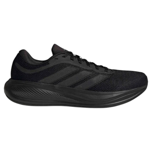 .Adidas Mens Response Runner 2 Running Shoes - Black/Black - (KJ1737) - RR - R1L5