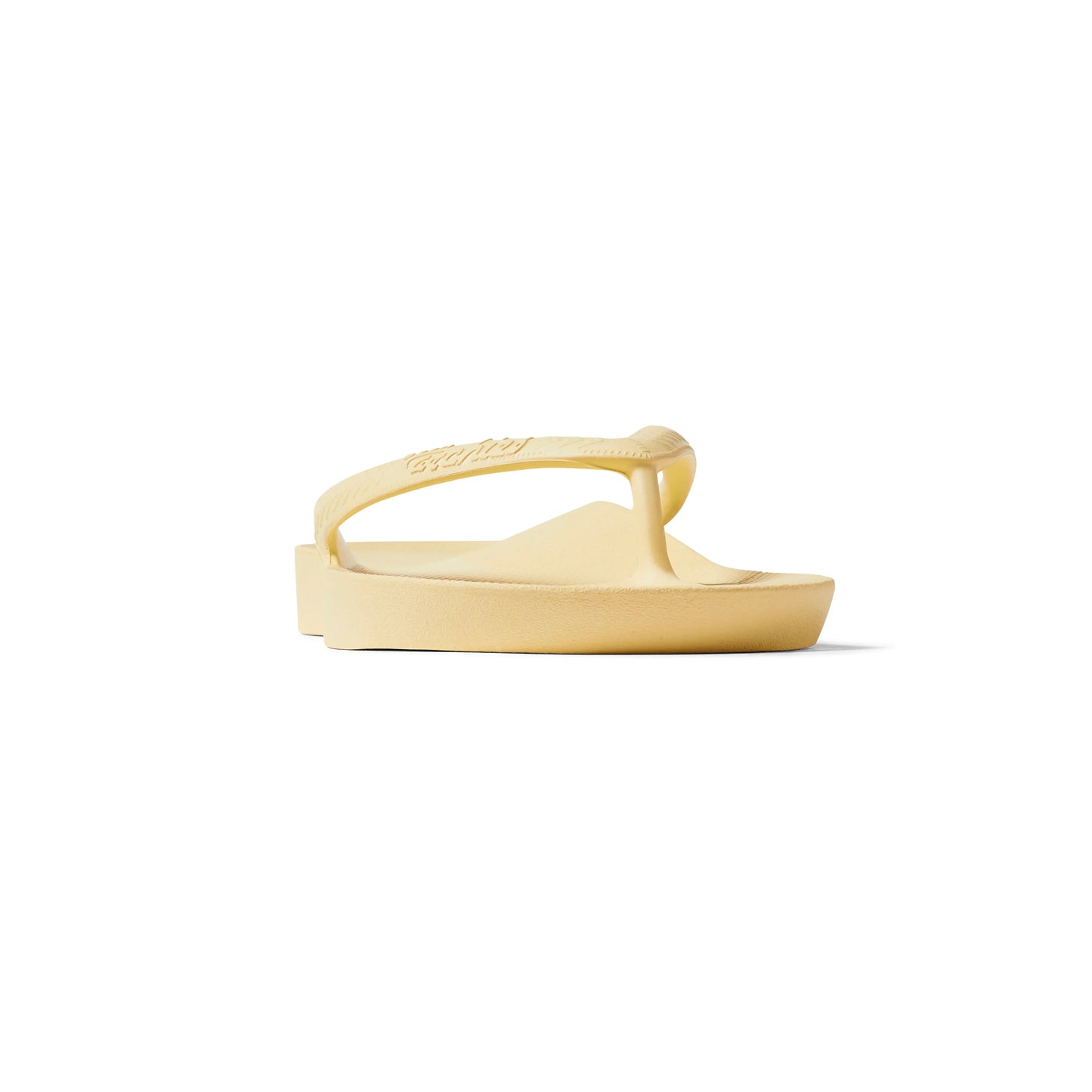 .Archies Unisex Classic Arch Support Lemon Jandals - LMN - F