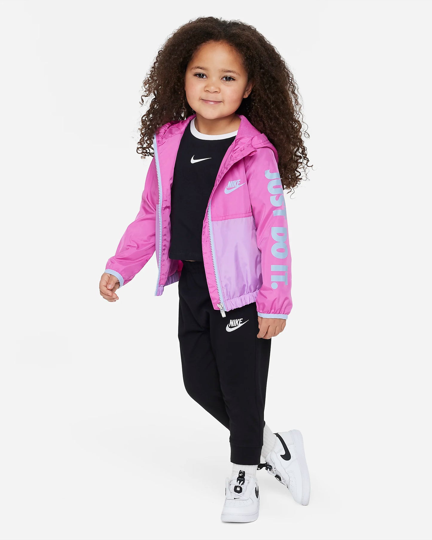 - Nike Girls Toddler 'Just Do It' Windrunner Jacket - (26J320-A9X) - C4
